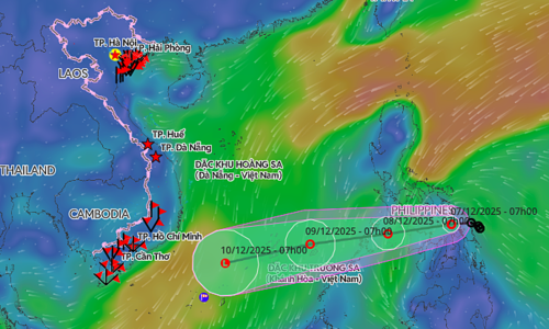 Tropical depression to enter the East Sea tomorrow