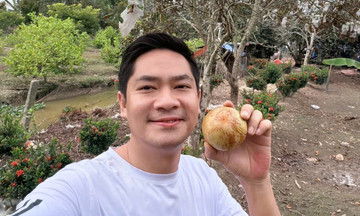 Minh Luan finds joy in his garden
