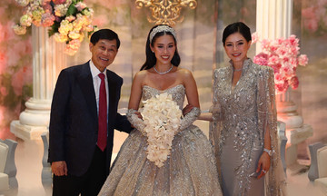 Tien Nguyen's wedding space inspired by renaissance architecture