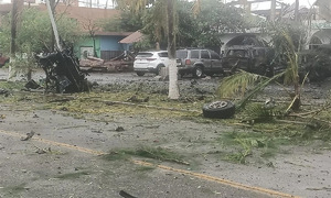 Car bomb in front of Mexico police station kills five