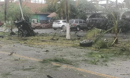 Car bomb in front of Mexico police station kills five