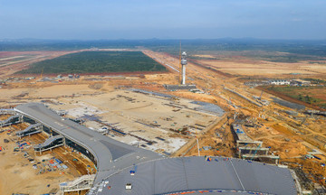 Major components of Long Thanh airport are taking shape