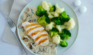 Pancreas necrosis after six months on a chicken breast and cauliflower diet for weight loss