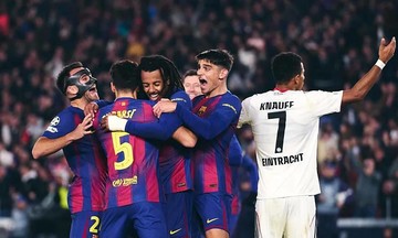 Barca stages three-minute comeback in Champions League