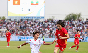Vietnam women 2-0 Myanmar