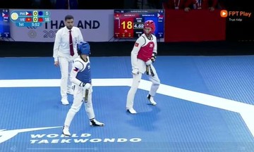 Hong Trong advances to taekwondo final