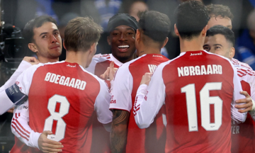 Arsenal maintains perfect champions league record