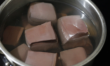 Is frequent consumption of boiled blood beneficial?