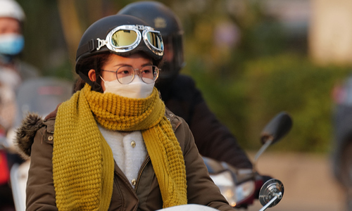 Strong cold front sweeping into northern Vietnam