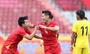 Vietnam secures 10 consecutive wins against Malaysia at U22, U23 levels