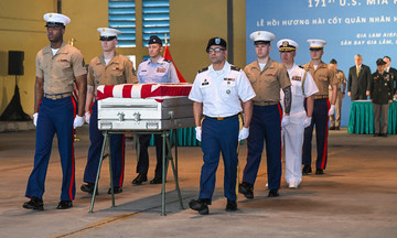Vietnam hands over remains of military personnel to US
