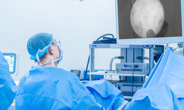 Prostate gland swells to three times normal size