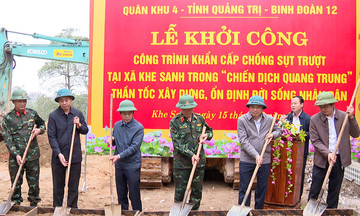 Quang Tri builds embankment to prevent landslides after prime minister's criticism