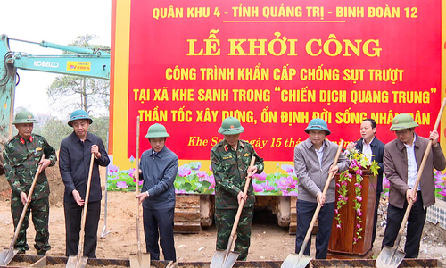 Quang Tri builds embankment to prevent landslides after prime minister's criticism