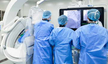 Artery narrowing progresses to acute myocardial infarction