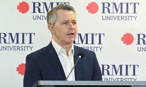 RMIT University welcomes Australian education minister