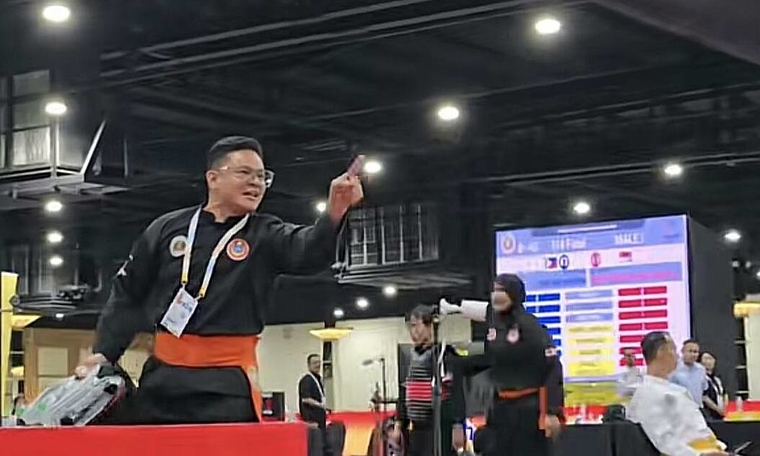 Malaysian pencak silat team confronts referees over alleged bias for Thailand