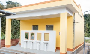 Bo Trach boarding students end stream bathing thanks to new bathrooms