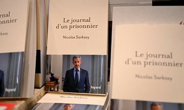 Former president Sarkozy's prison diary a sensation