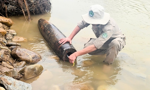 Bomb with over 87 kg of explosives found near market