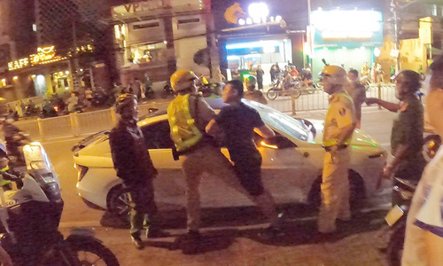 Driver swap, public disturbance exposed in attempt to evade alcohol test