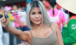 Female runners energize VnExpress Marathon Hai Phong 2025 expo