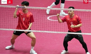 Vietnam's sepaktakraw team stuns Thailand again at SEA Games 33