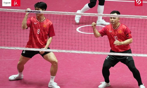 Vietnam's sepaktakraw team stuns Thailand again at SEA Games 33