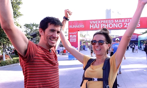 European tourists eager for VnExpress Marathon Hai Phong