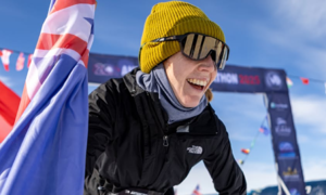 Female runner surpasses all male competitors in antarctic marathon