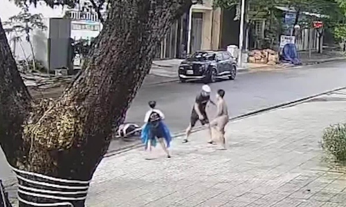 Three young boys assaulted on road