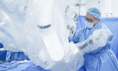 Liver obscures man's adrenal tumor