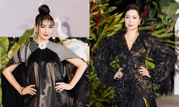 Former beauties grace the runway in Lanh My A ao dai