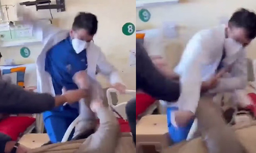 Doctor repeatedly hits patient for being reminded about his demeanor