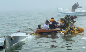 Mexican navy plane crashes off US coast, 5 dead