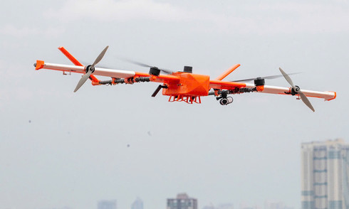 Using unmanned aerial vehicles to transport medicine and samples to hospitals