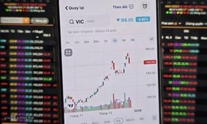 Stocks abruptly drop 40 points in final minutes of trading