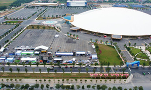 Vietnam's largest automobile exhibition space