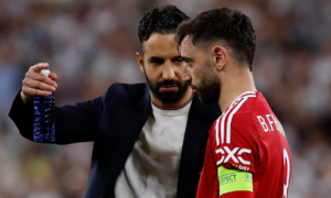 Amorim: 'Man Utd needs more players to step up in Fernandes' absence'