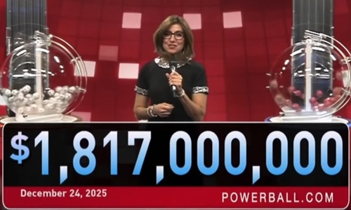 Powerball jackpot of USD 1.8 billion in US claimed