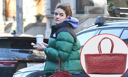 Tom Cruise's daughter follows 'market bag' trend