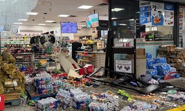 Thieves use SUV to rip out ATM, devastate convenience store