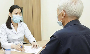 Pulmonary embolism due to arterial occlusion by thrombus