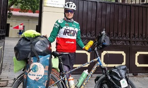 Iranian woman arrives in Vietnam on her trans-Asia cycling journey