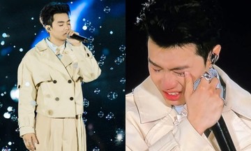 Rapper Negav sheds tears before audience