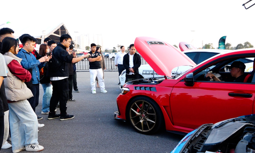 A lineup of sports cars converges at Vietnam Mobility Show 2025