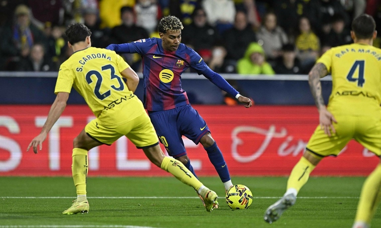 Yamal records most dribbles in 2025