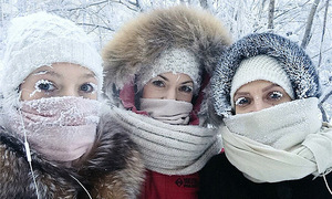 A city where residents wear 10 kg of clothes against the cold