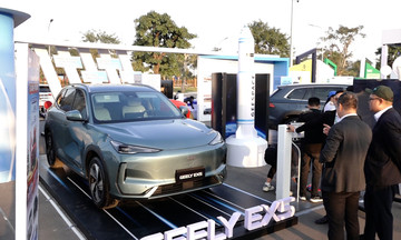 Three Geely models at Vietnam Mobility Show 2025