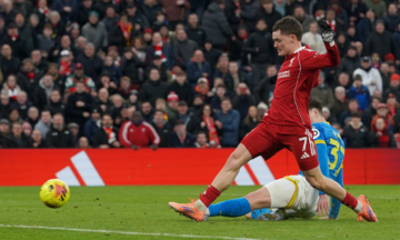 Wirtz scores first premier league goal